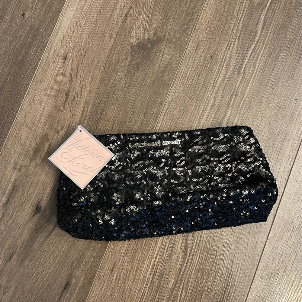 NWT Victorias Secret sequin black clutch Eras Tour